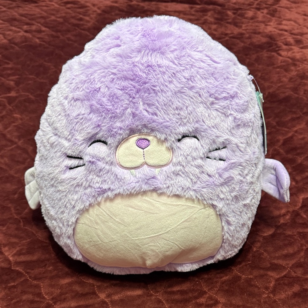 Fuzz A Mallows Purple and Pink Plush Toy